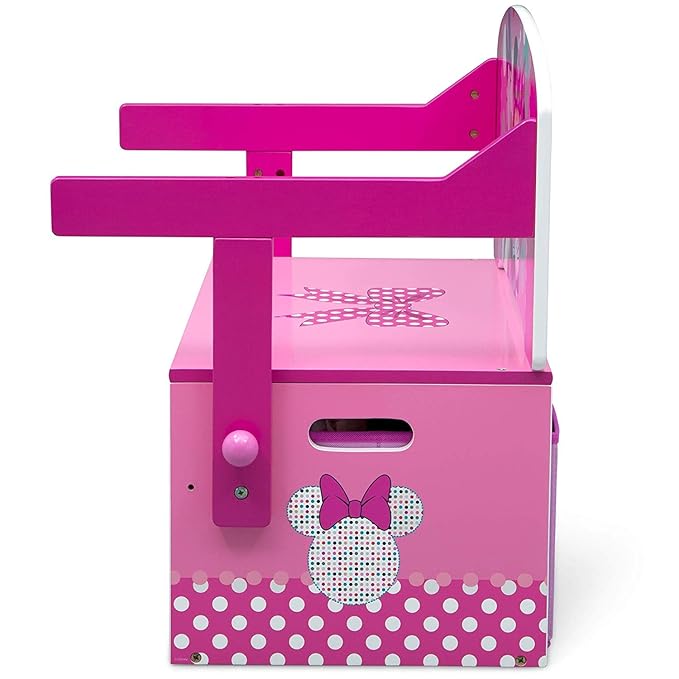 Delta Children Kids Convertible Activity Bench - Greenguard Gold Certified, Disney Minnie Mouse