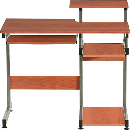 NicBex Laik-DW-00052-DX Desks, 37.75" W x 22" D x 35.25" H, Brown