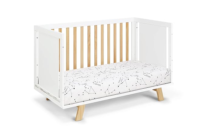 Suite Bebe Livia Convertible Crib in White & Natural