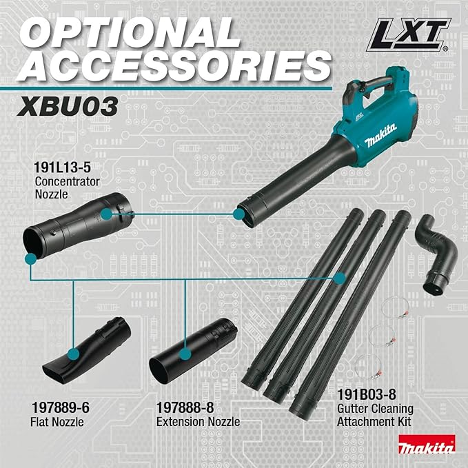 Makita XBU03SM1 18V LXT® Lithium-Ion Brushless Cordless Blower Kit (4.0Ah)
