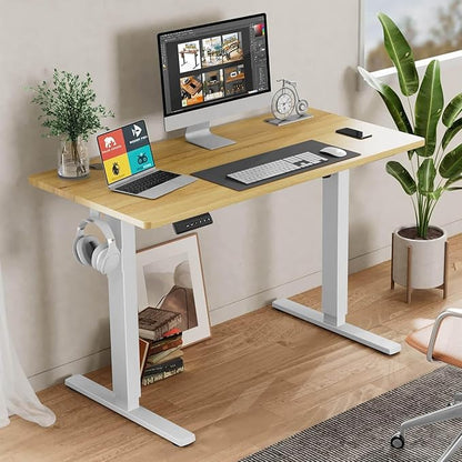 NicBex Laik-DW-00019-DX Desks, 39" W x 23" D x 28" H, Yellow