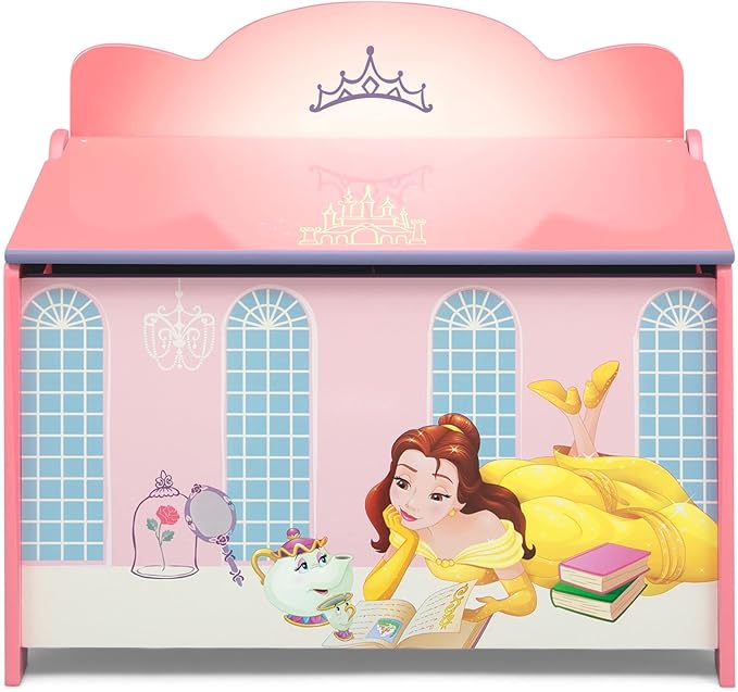 Delta Children Deluxe Toy Box, Disney Princess