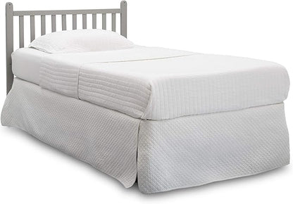 Delta Children Emery Mini Convertible Baby Crib & Twinkle Stars 3-Inch Waterproof Mini Crib Mattress, Grey