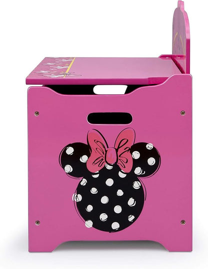 Delta Children Deluxe Toy Box, Disney Minnie Mouse