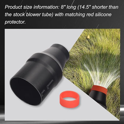 Car Drying Nozzle with Red Soft Tip Cover for Milwaukee M18 Fuel Single Battery Leaf Blowers Fits 2724-20 and 2728-20