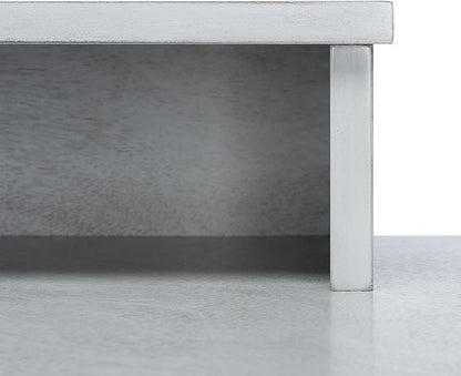 SAFAVIEH Home Collection Winsome Dark Grey 2-Drawer Office Living Room Bedroom Study Foyer Writing Desk DSK1402B, 0