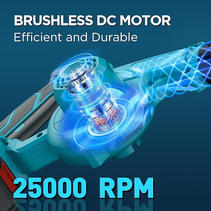 Cordless Leaf Blower, 150Mph 3 Speed Mode Handheld Electric Leaf Blowers 2-in-1 Lightweight Mini Cordless Leaf Vacuum with Brushless Motor for 18-21V Battery(Battery Not Included)