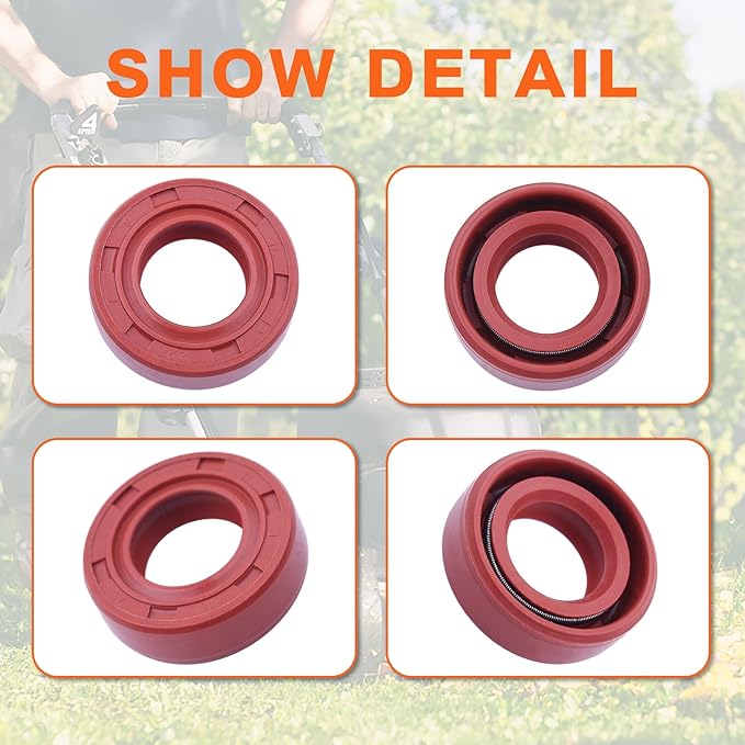 Oil Seal for Stihl FS38 FS40 FS45 FS46 FS50 FS55 FS56 FS70 FS83 BG86 BG45 BG46 BG55 BG56 BG66 BG85 BR45C BT45 FC55 FC56 FC70C FC73 FC83 Backpack Blower Edger Brushcutter 9639 003 1230