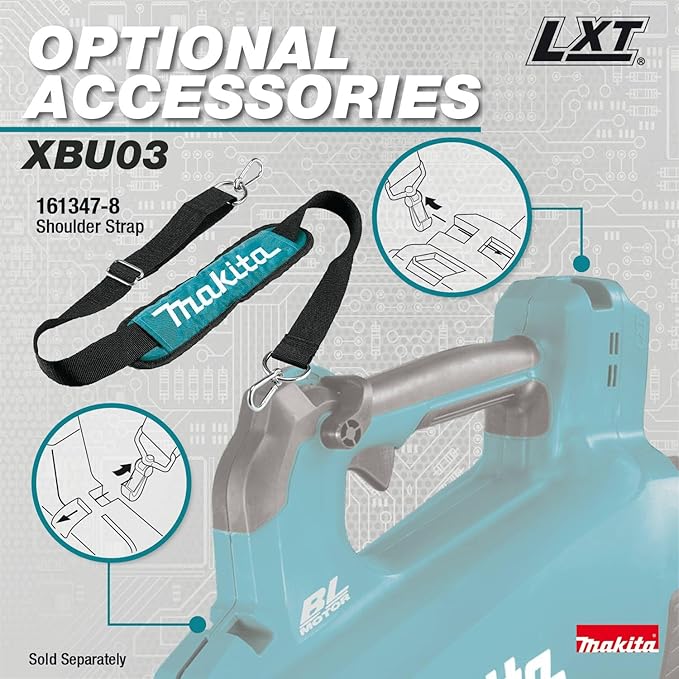 Makita XBU03SM1 18V LXT® Lithium-Ion Brushless Cordless Blower Kit (4.0Ah)