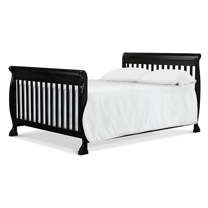 DaVinci Kalani 4-in-1 Convertible Crib in Ebony, Greenguard Gold Certified