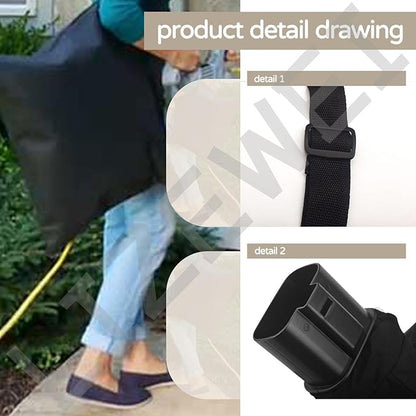 5140125-95 Leaf Blower Vacuum Vac Shoulder Bag，Compatible with Black & Decker BV3100/BV2900 Blower Replacement 5140117-99