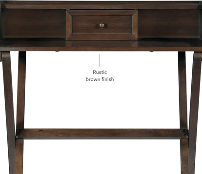 Linon Mable Folding Desk, Walnut