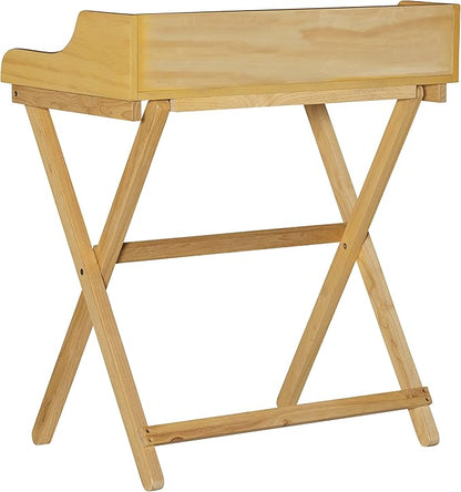 Linon Mable Folding Desk, Natural