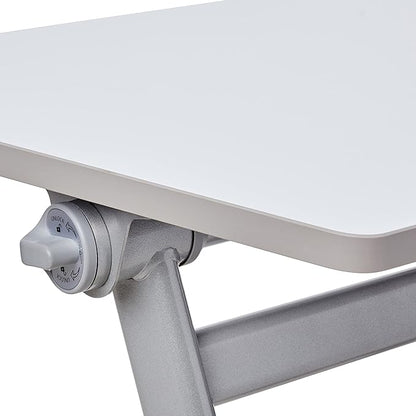 Safco Products Learn Student Nesting Trapezoid Desk, Small Corner Desk for Classrooms & Custom Classroom Layouts (Dry Erase)