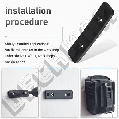 Charger Holders, for EGO Power CH2100 56-Volt Lithium-ion Standard Charger Holders, Keeps You Charger Secured for Storage, with Mounting Hardware