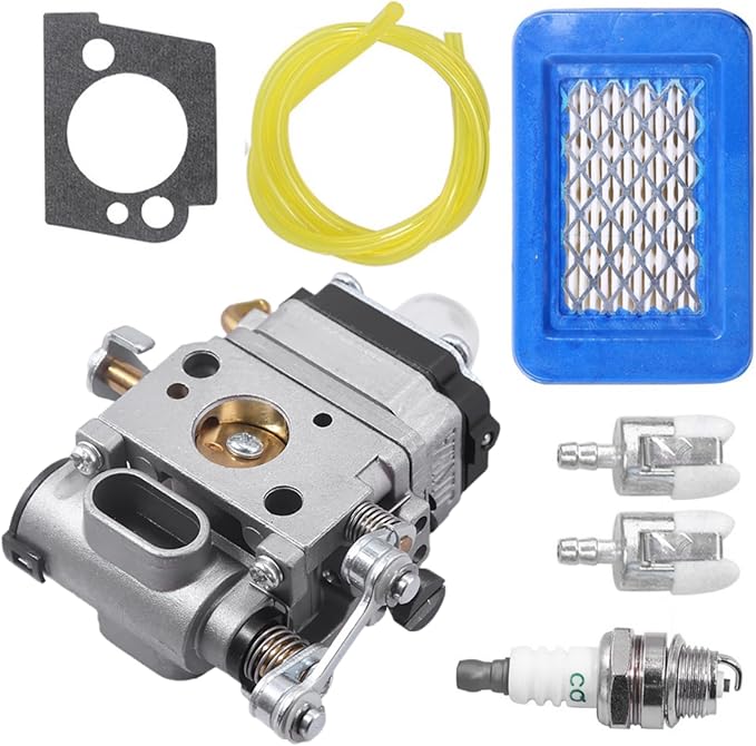 WLA-1 PB-500T Carburetor Tune Up Kit for Echo PB-500 PB-500H EB508RT EB-508RT PB500 PB500H PB500T Blower Carb with Air Filter, Fuel Line, Spark Plug, Gasket, A021001642 A021001641