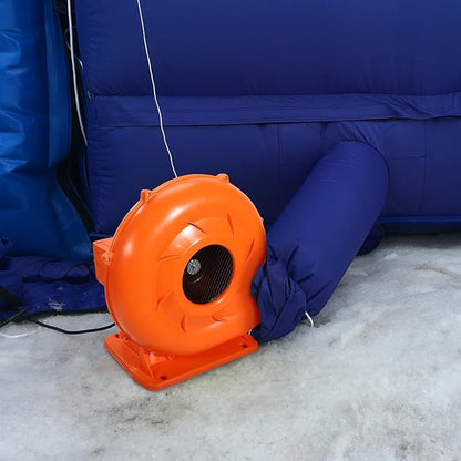 VEVOR Air Blower, 2-Speed Inflatable Blower, 1HP and 1.2HP, Portable and Powerful Bounce House Blower, Commercial Bouncy Castle Electric Blower, Used for Inflatable Bouncy Castle and Jump Slides