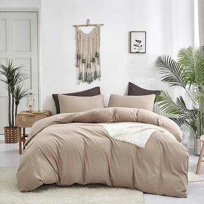 Deep Champagne Comforter Set Twin Cream Coffee Bedding Set Solid Champagne Comforter Set Twin Women Soft Champagne Bedding Set Men Breathable Comforter Set Twin Khaki Bed Set