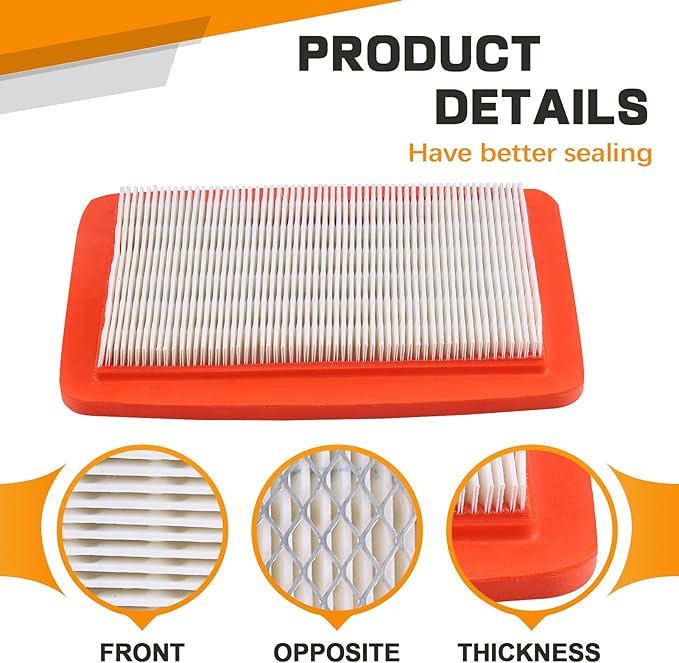 Air Filter Replacement for RedMax Parts T401282310 EBZ8500 EBZ8001 H Parts 512652001 Backpack Blower 170BT 180BF Leaf Blower 570BFS 580BTS