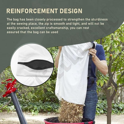 DECKMAN Blower Debris Vacuum Bag/Leaf Blower Vac Bag Compatible with Portland 12 Amp 3-in-1 Electric Blower Vacuum Mulcher 62337