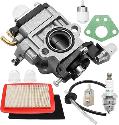 WYK-66 Carburetor with 544271501 Air Filter Replacement for RedMax Backpack Leaf Blower EB4300 EB4400 EB4401 EB431 EB7000 EB7001