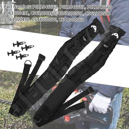 DECKMAN P021046660 P021046661 Back Pack Harness Kit Compatible with Echo P021046661 P021046660 PB-760LNH PB-770H PB-770T Backpack Blower Replace Harness Strap Kit, Includes 2 Straps Left Right