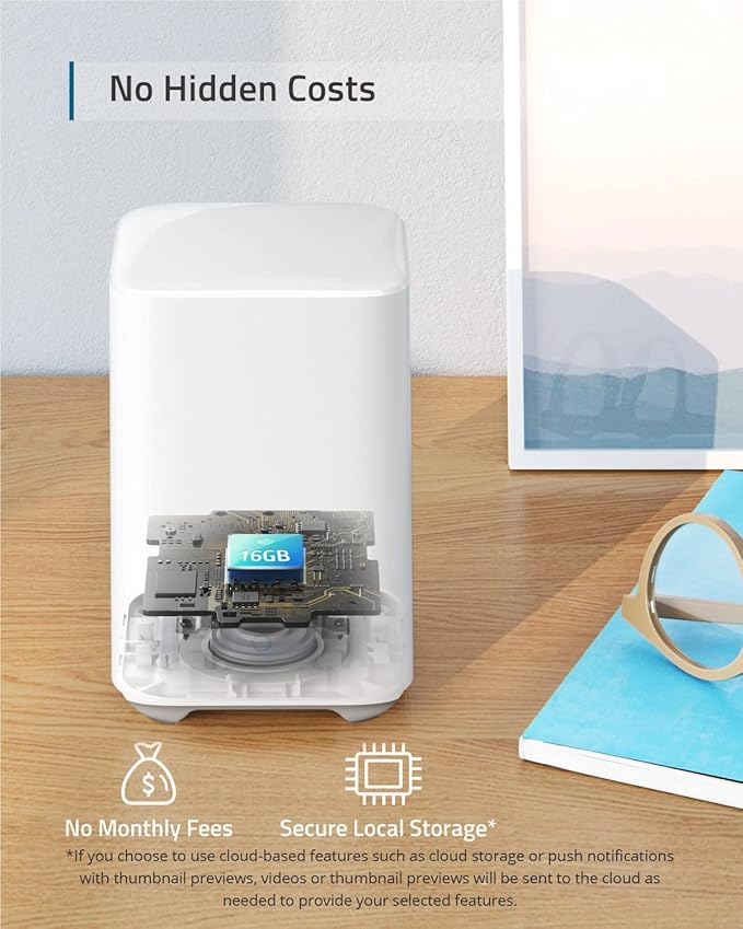 eufy Security, eufyCam 2C 3-Cam Kit with Solar Panel 2W, Security Camera Wireless Outdoor, Home Security System, HomeKit Compatibility, 1080p HD, IP67, Night Vision, Motion Only Alert, No Monthly Fee