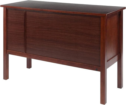 Winsome Wood Emmett Writing Desk, Walnut