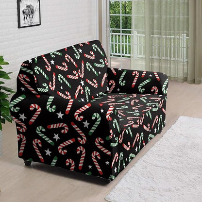 FKELYI Christmas Furniture Protector Easy Going Stretch Sofa Slipcover Non-Slip Sofa Couch Cover Washable Sofa Slipcovers M
