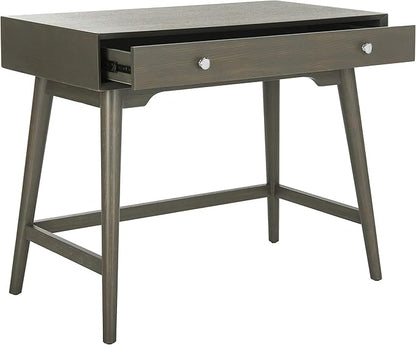 Safavieh Home Office Isadora Mid-Century Modern Ash Grey 1-drawer Desk