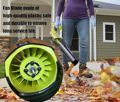 Blower Fan Blade 529437004 for Homelite/Ryobi 529437003 529437001 P2108 P21081 P21081VN P21081VNM （W/Insert Nut）- 1 Pack
