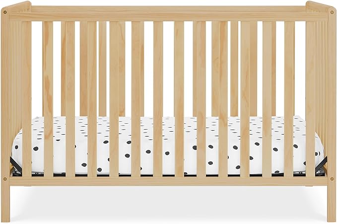 Delta Children Heartland 4-in-1 Convertible Crib, Natural