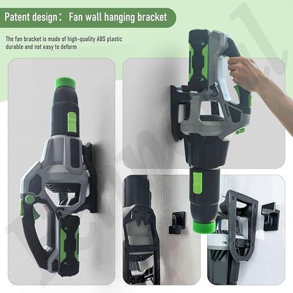 Leaf Blower Wall Mount & Battery Holders Compatible with EGO Leaf Blower, Blower Wall Mount Use for EGO 530 615 650 CFM LB5300 Blower and Battery Mounts for EGO 54v Batteries