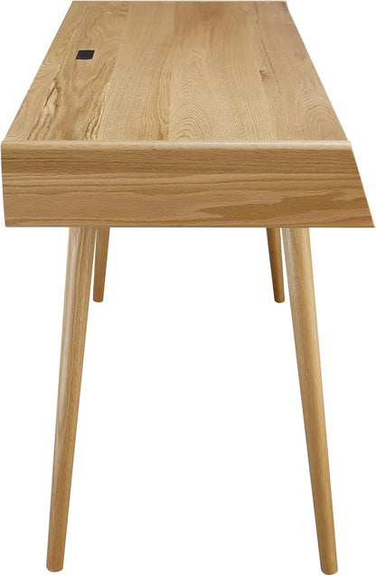 American Trails Freedom USB Ports Desk, Natural Oak