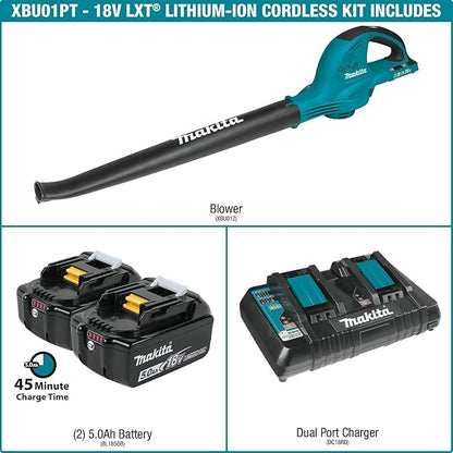 Makita XBU01PT 36V (18V X2) LXT® Blower Kit (5.0Ah)