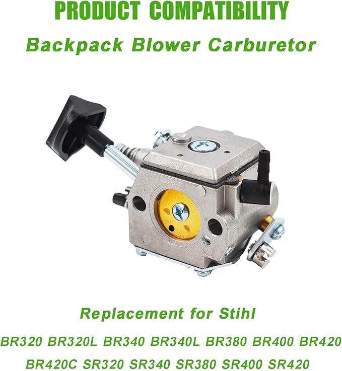 ALL-CARB Carburetor Replacement for Stihl BR400 BR420 BR320 BR380 42031200601 Backpack Blower Carb