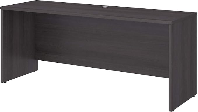 Bush Business Furniture 500 home-office-desks, 72W x 24D, Storm Gray
