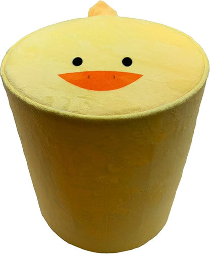 Storl Organizer Storage Stool for Toy and Cloth and Kids Stool (Duck, 12Wx13H)