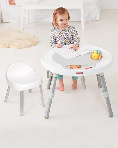 Skip Hop Toddler's Activity Chairs, White & Baby Crawl Toy 3-Stage Developmental Learning Crawling Infant Toy, Explore & More Follow-Me Bee