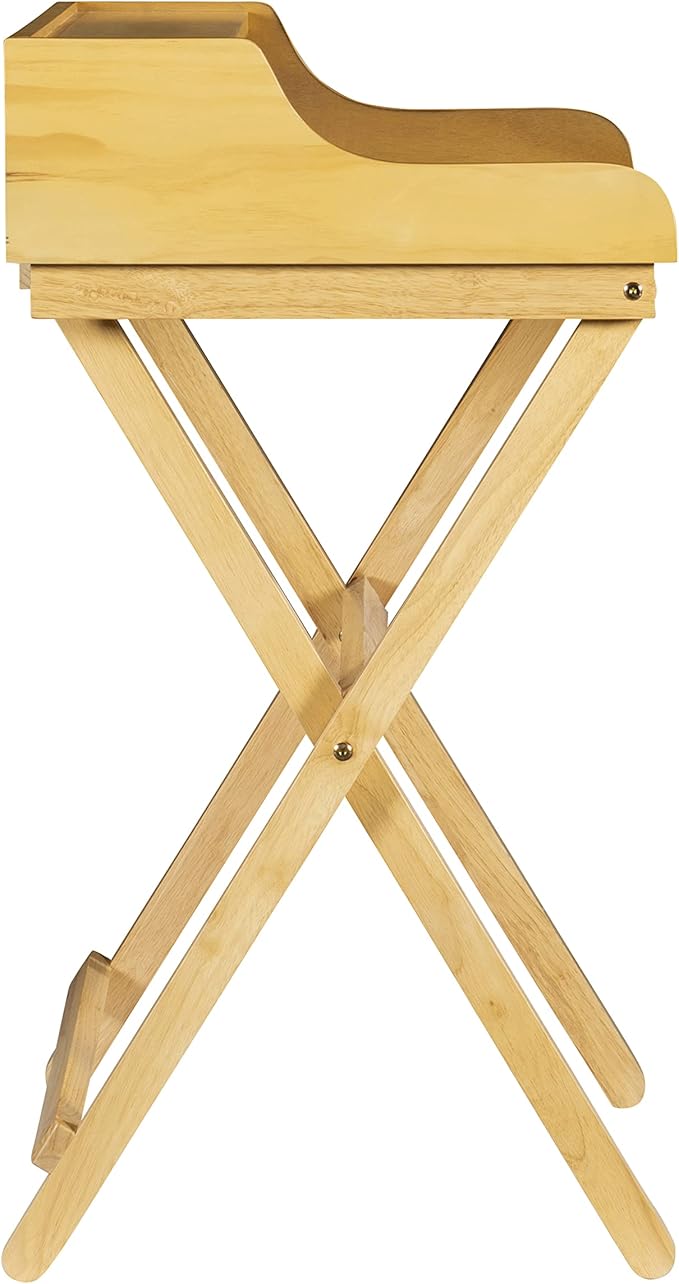 Linon Mable Folding Desk, Natural
