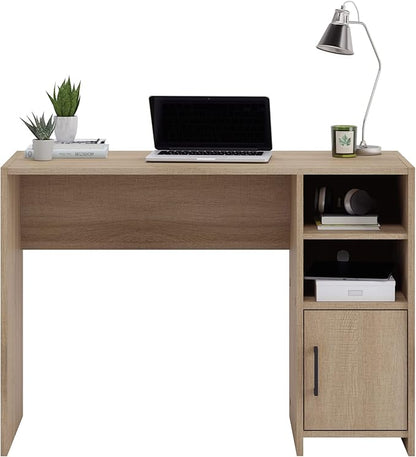 Sauder Beginnings Desk, L: 40.39" x W: 17.48" x H: 28.82", Summer Oak Finish