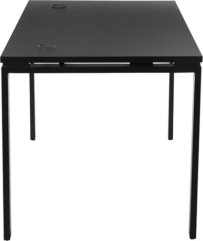 OSP Home Furnishings Prado Home Office Writing Desk, 48 Inches 30 Inches, 48-inches Wide x 30-inches High, Black