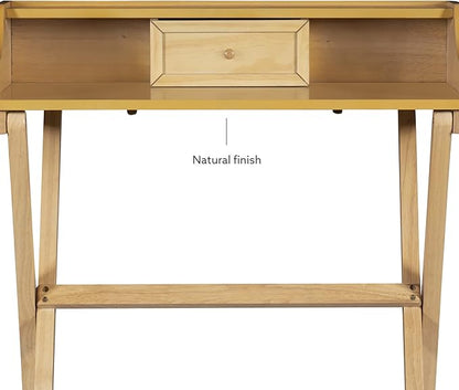 Linon Mable Folding Desk, Natural