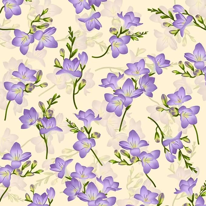 kxry Purple Flower Comforter Sets Bedding Sets Twin Size Comforter Set for Girls Women Kids 1 Comforter + 1 Pillow Case