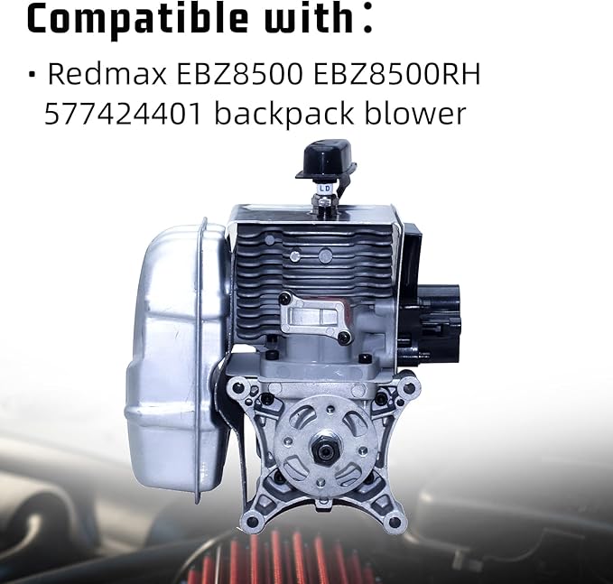EBZ8500 Complete Engine Shortblock Assembly Compatible with Redmax EBZ8500 EBZ8500RH 577424401 Backpack Blower