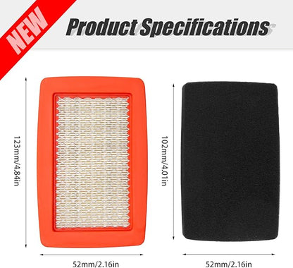 512652001 Air Filter Replacement for Red Max T401282310 EBZ8500 512652001 544271501 544271601 Replacement for Husqvarna 512652001 544271501 for Backpack Blower Leaf Blower