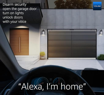 YoLink Smart Garage Door Sensor, Garage Door Position Sensor with Door Left-Open Reminders, Alexa, Google, IFTTT, Home Assistant (Hub Required)