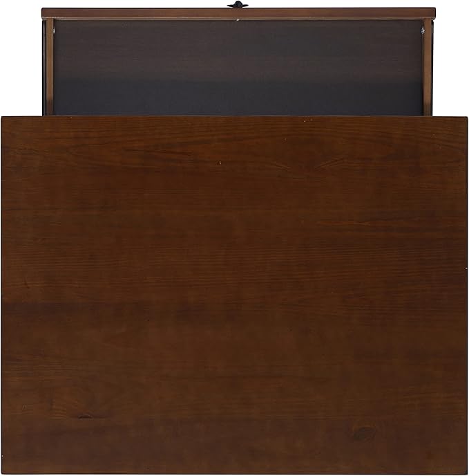 Linon Home Dcor Titian Laptop Desk, Antique Tobacco, 31.5" W x 24.02" D x 30" H