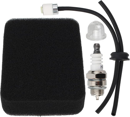 502844401 Air Filter for Red Max EBZ5100 EBZ5100Q EBZ5100RH EBZ5150 EBZ5150RH EBZ650 EBZ6500RH 50BT 350BT 350BF 560BFS 560BTS Backpack Blower with Fuel Line Spark Plug