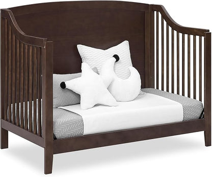 Delta Children Campbell 6-in-1 Convertible Crib - Greenguard Gold Certified, Walnut Espresso